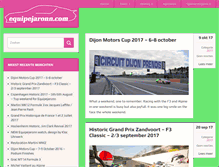 Tablet Screenshot of equipejaronn.com